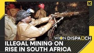 Rescue Operation Underway For Trapped Miners Beneath South African Gold Mine