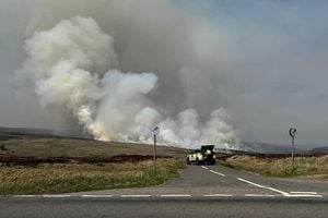Massive Wildfire Erupts Near Errwood Reservoir