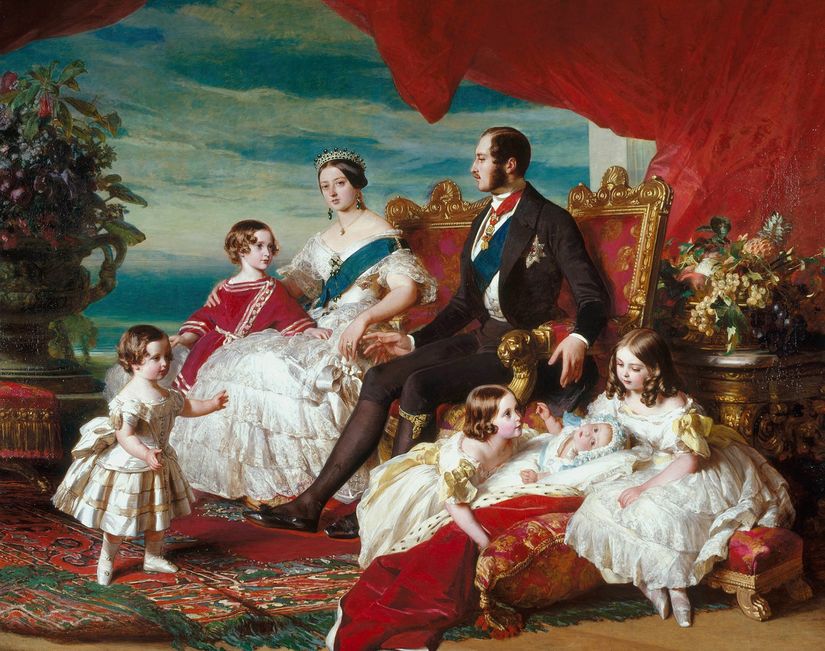 “Kraliçe Victorianın Ailesi” ressam Franz Xaver Winterhalter (1846)