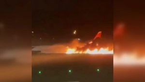 Russian Plane Engine Fire Forces Emergency Landing