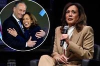 Kamala Harris’ book reveals petty birthday squabble with husband Doug Emhoff over ‘bland’ hotel room, Dodgers playoff game