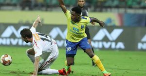 Kerala Blasters Held To Draw By Inter Kerala Football Team