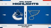 NHL Highlights: Blues 4, Canucks 3 (OT)