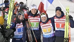 French Women Win Biathlon Relay Gold Medal