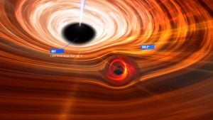 Unveiling The Fiery Illusion Of Supermassive Black Holes