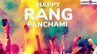 Happy Rang Panchami 2025 Wishes: Share Greetings, HD Images, Messages, Heartfelt Quotes and Wallpapers With Your Family and Friends on Ranga Panchami | 🙏🏻 LatestLY