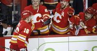 Frost helps Calgary beat the Vegas Golden Knights 5-4 on a disappointing night for the Flames