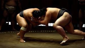 London Welcomes Grand Sumo Wrestling Tournament