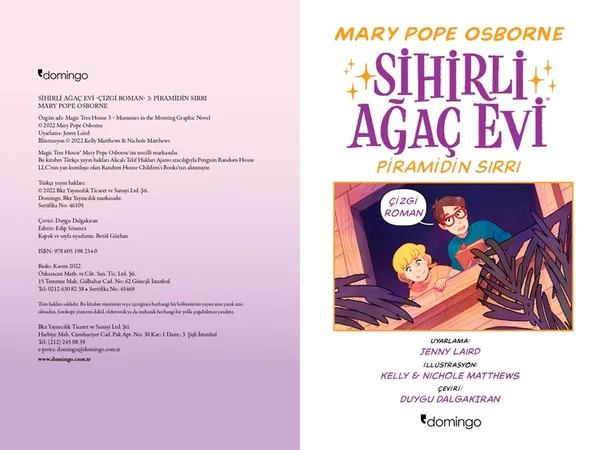 Sihirli Ağaç Evi -Çizgi Roman- 3: Piramidin Sırrı