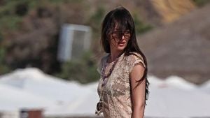 Tom Brady Dakota Johnson Sparkle At Ibiza Yacht Party