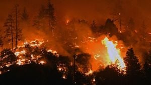 Wildfires Rage Across The U.S. West