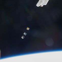  Three CubeSats Released 