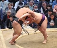 美ノ海、辛抱強く　大相撲春場所：時事ドットコム