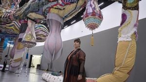 Joana Vasconcelos Unveils 'Flamboyant' Exhibition At Palacio De Liria