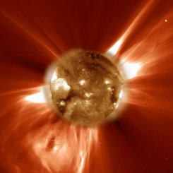 Sun Storm: A Coronal Mass Ejection