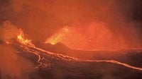 Lava erupts from Mount Kilauea volcano in Hawaii