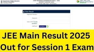 JEE Main 2025 Session 1 Results Released