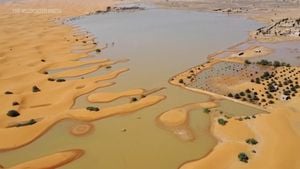 Flooding Transforms Sahara Desert Life