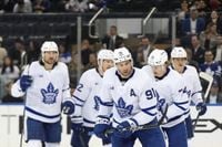 Tavares scores twice as Maple Leafs beat Rangers 4-3