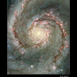 M51: The Whirlpool Galaxy in Dust and Stars