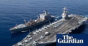 USS Gerald R Ford Deployed As US Escalates Caribbean Drug War