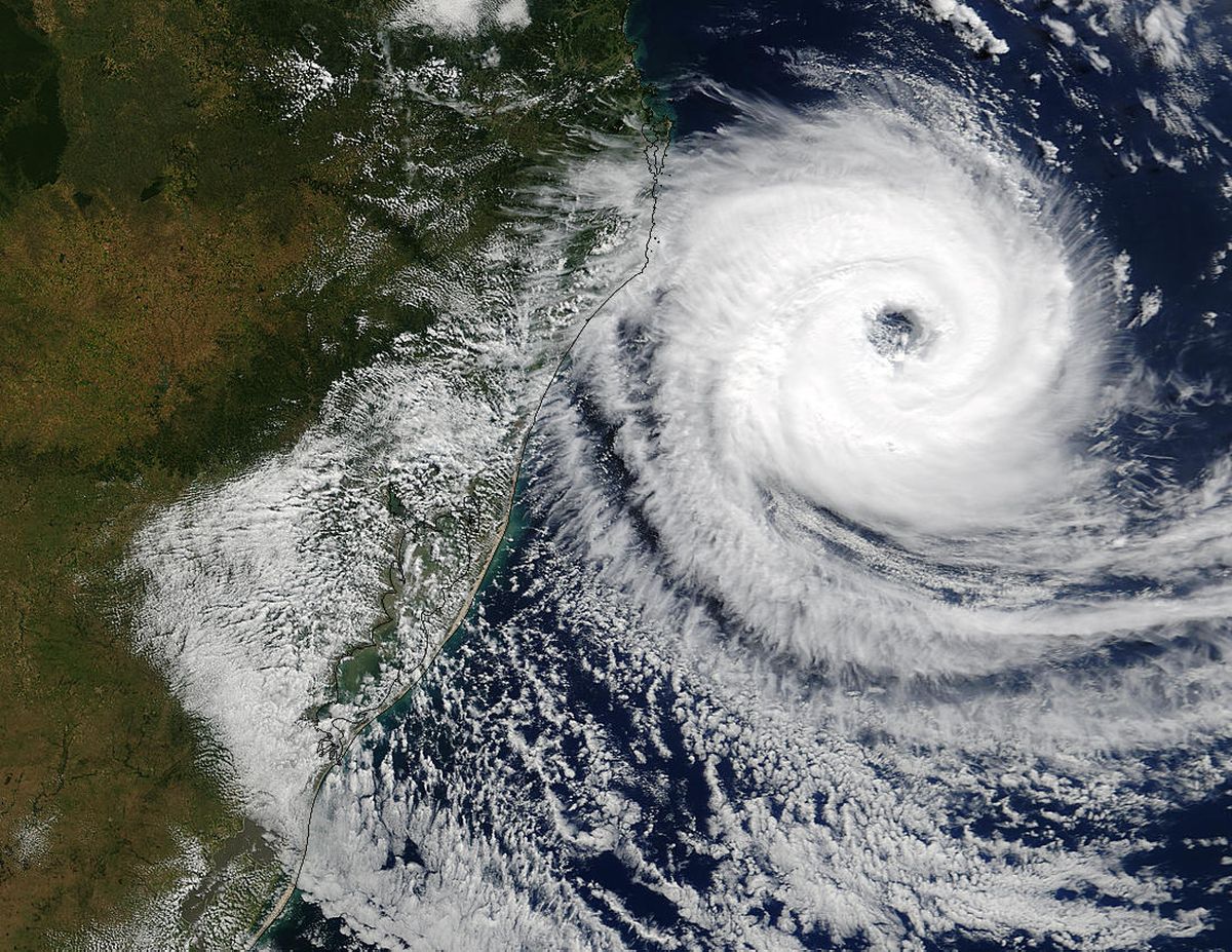 Unusually Strong Cyclone Off the Brazilian Coast