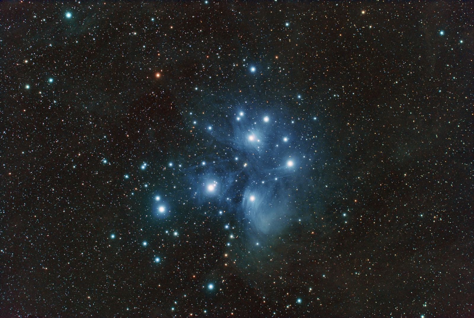 M45: The Pleiades Star Cluster