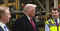 Trump touts economic progress in visit to Ford plant