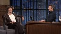 Connor Storrie shares a surprising 'Heated Rivalry' story in Seth Meyers interview