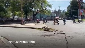 Gunfire Erupts As Haiti Leaders Face Down Gangs