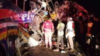 46 people dead as two buses crash head-on while overtaking on busy motorway
