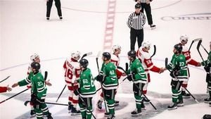 Dallas Stars Rally Past Red Wings Prospects In Thrilling Rematch