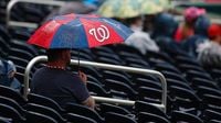 Nationals-Marlins restart time: Rain delay updates from Nationals Park
