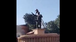 Vandalism Of Ambedkar Statue Sparks Political Fury