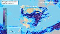 Las lluvias y tormentas localmente fuertes con posible granizo ponen en alerta este jueves a 18 provincias españolas
