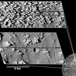 Jagged Hills on Jupiter's Callisto