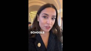AOC Steps In For Bronx Students During Shutdown