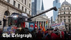 Farmers And Pensioners Protest Against UK Budget Changes