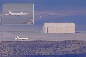 Secret RAT55 Jet Spotted Landing At Area 51