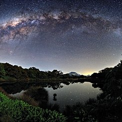 Milky Way Over Piton de l'Eau