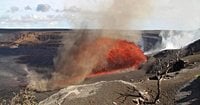 Hawaii's Kilauea volcano resumes eruptions, shooting lava 100 feet into the air
