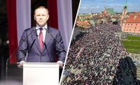PiS i zwolennicy wyszli na ulice. Tak wyglądał marsz w Warszawie