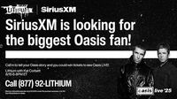 How to Win Oasis Concert Tickets on SiriusXM's Lithium