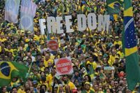 Bolsonaro supporters pack Brazil streets ahead of coup verdict