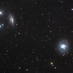 NGC 1055 and M77