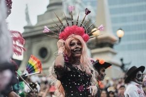LGBTQ+ Collective Shines At Mexico City Catrina Parade