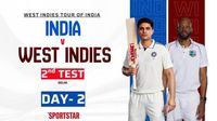 IND vs WI Highlights, 2nd Test Day 2: Jadeja, Kuldeep reduce West Indies to 140/4 at Stumps; Gill shines with hundred