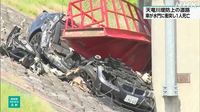 長野 飯田 車が水門に衝突 １人死亡２人重体１人重傷｜NHK 長野県のニュース
