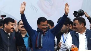 BJP Holds Steady Lead Over AAP Amid 2025 Delhi Election Results