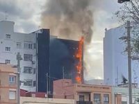 Incendio en la calle Maestro Ripollés de Castellón